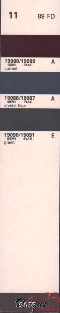 1989 Ford Paint Charts Rinshed-Mason 3